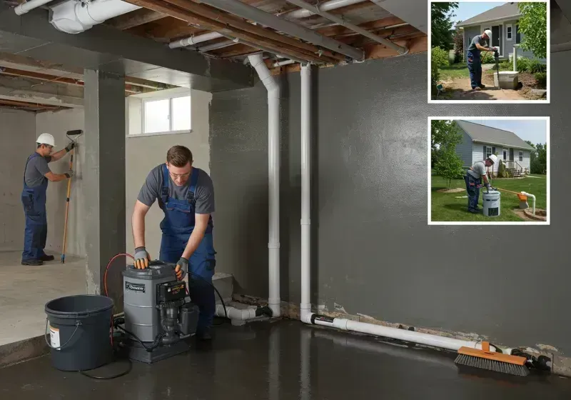 Basement Waterproofing and Flood Prevention process in Oak View, CA